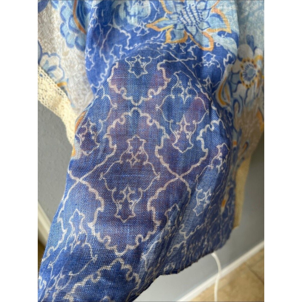 Chico's linen poncho blouse - Picture 11 of 11